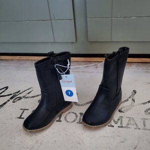 NWT Cat & Jack tall girl boots 7